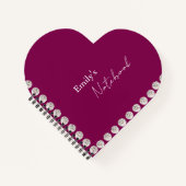 Modernes, niedliches, schlichtes Design Notizblock (Vorderseite)