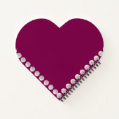 Modernes, niedliches, schlichtes Design Notizblock (Rückseite)