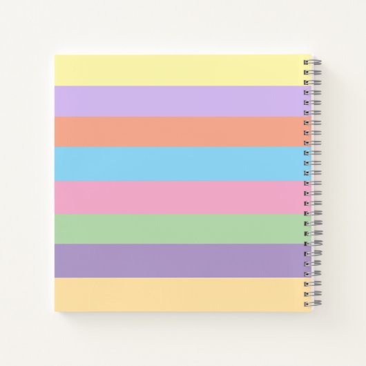 Modernes, niedliches, schlichtes Design Notizblock (Rückseite)