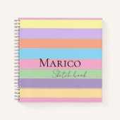 Modernes, niedliches, schlichtes Design Notizblock (Vorderseite)