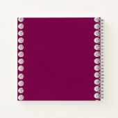 Modernes, niedliches, schlichtes Design Notizblock (Rückseite)