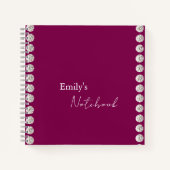 Modernes, niedliches, schlichtes Design Notizblock (Vorderseite)