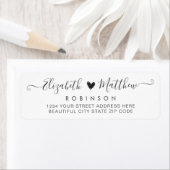 Modernes Niedliches Script-Rücksendezeichen (Insitu)