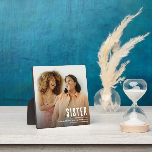 Modernes Niedliches SISTER-Definition-Foto Fotoplatte (InSitu)