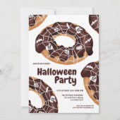 Modernes niedliches Spinnenspuke-Spinnen-Spinnen-H Einladung (Vorderseite)