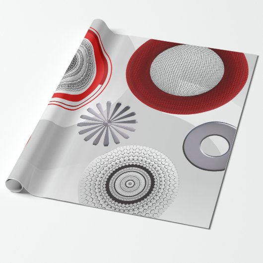 Modernes, Niedliches, stilvolles, geometrisches Sc Geschenkpapier (Ungerollt)