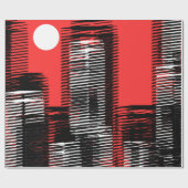 Modernes, Niedliches, stilvolles, geometrisches Sc Geschenkpapier (Flach)