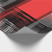 Modernes, Niedliches, stilvolles, geometrisches Sc Geschenkpapier (Ecke)