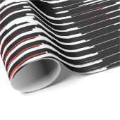 Modernes, Niedliches, stilvolles, geometrisches Sc Geschenkpapier (Rolleneckpunkt)