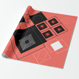 Modernes, Niedliches, stilvolles, geometrisches Sc Geschenkpapier