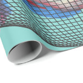 Modernes, Niedliches, stilvolles, geometrisches Sc Geschenkpapier (Rolleneckpunkt)