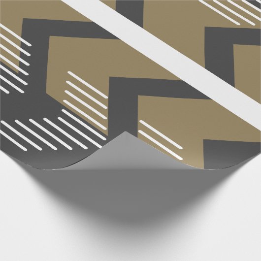 Modernes, Niedliches, stilvolles, geometrisches Sc Geschenkpapier (Ecke)