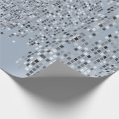 Modernes, Niedliches, stilvolles, geometrisches Sc Geschenkpapier (Ecke)