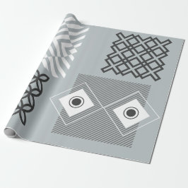 Modernes, Niedliches, stilvolles, geometrisches Sc Geschenkpapier