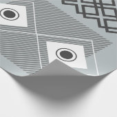 Modernes, Niedliches, stilvolles, geometrisches Sc Geschenkpapier (Ecke)