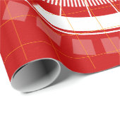 Modernes, Niedliches, stilvolles, geometrisches Sc Geschenkpapier (Rolleneckpunkt)