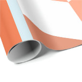 Modernes, Niedliches, stilvolles, geometrisches Sc Geschenkpapier (Rolleneckpunkt)