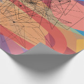 Modernes, Niedliches, stilvolles, geometrisches Sc Geschenkpapier (Ecke)