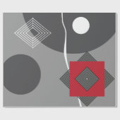 Modernes, Niedliches, stilvolles, geometrisches Sc Geschenkpapier (Flach)