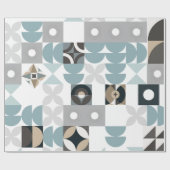 Modernes, Niedliches, stilvolles,geometrisches,Sch Geschenkpapier (Flach)