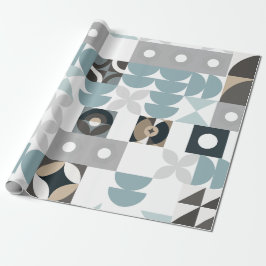 Modernes, Niedliches, stilvolles,geometrisches,Sch Geschenkpapier