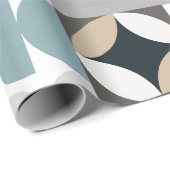 Modernes, Niedliches, stilvolles,geometrisches,Sch Geschenkpapier (Rolleneckpunkt)