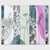 Modernes, Niedliches, stilvolles,geometrisches,Sch Geschenkpapier (Flach)