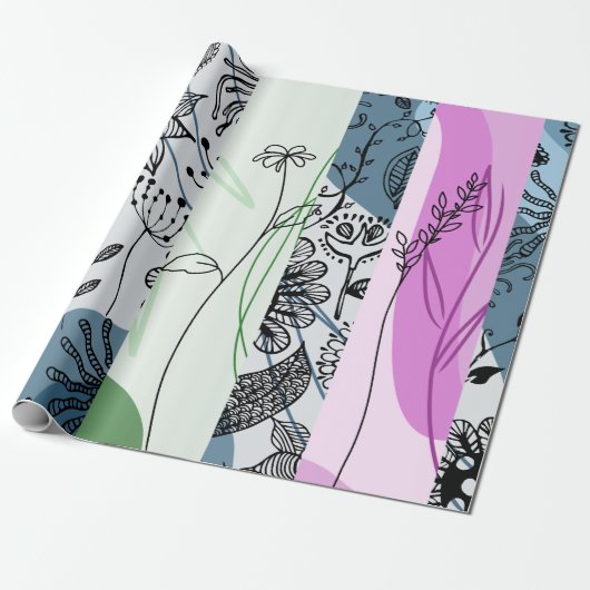 Modernes, Niedliches, stilvolles,geometrisches,Sch Geschenkpapier (Ungerollt)