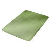 Modernes niedliches Tiefengrün-Wellenmuster Badematte (Schrägansicht)