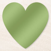 Modernes niedliches Tiefengrün-Wellenmuster Untersetzer (Vorderseite)