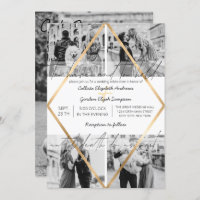 Modernes Niedliches Zitat Gold White Frame Foto Ho