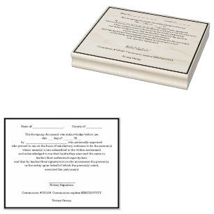 Modernes notarisches Siegel Gummistempel