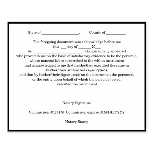 Modernes notarisches Siegel Gummistempel (Prägung)