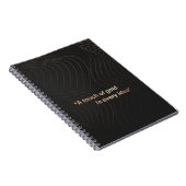 Modernes Notebook mit einer Touch Gold Glitzer Notizblock (Rechte Seite)