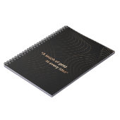 Modernes Notebook mit einer Touch Gold Glitzer Notizblock (Linke Seite)