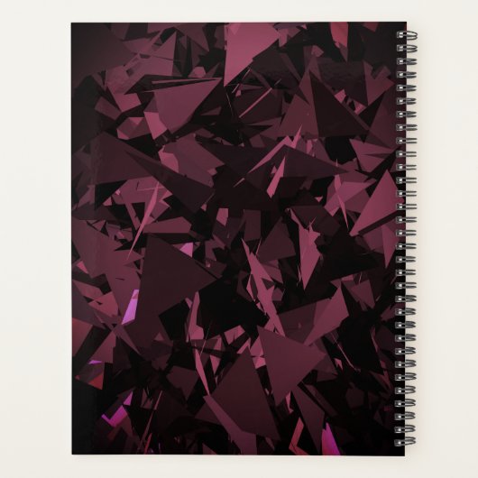 Modernes Notebook mit individuellem Foto Planer (Rückseite)