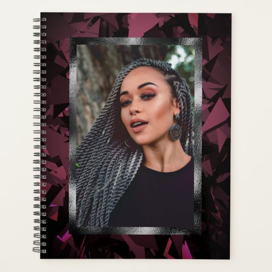 Modernes Notebook mit individuellem Foto Planer (Vorderseite)