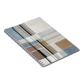 Modernes Notebook mit moderner, robuster Blauer Gi Notizblock (Rechte Seite)