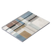 Modernes Notebook mit moderner, robuster Blauer Gi Notizblock (Linke Seite)