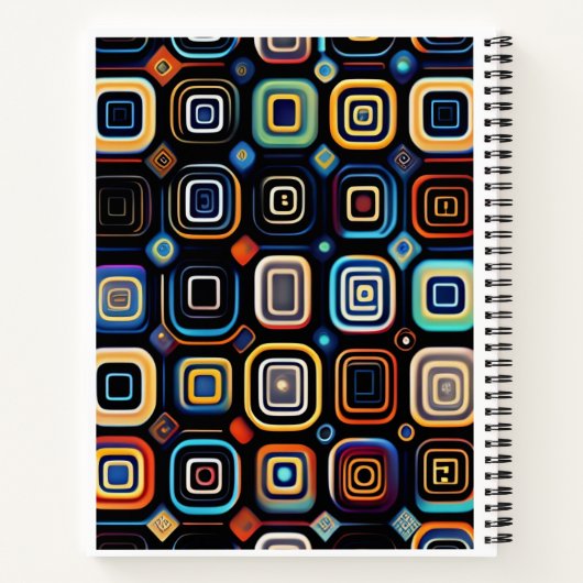 Modernes Notizbuch (Rückseite)