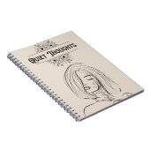 Modernes Notizbuch Notizblock (Rechte Seite)