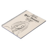 Modernes Notizbuch Notizblock (Linke Seite)