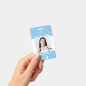Modernes Nurse-ID Medizinisches Personal Blue Abze Ausweis (Handheld)