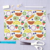 Modernes Obst- und Gemüsemuster Seidenpapier (Handwerk)