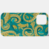 Modernes Octopus-Design Case-Mate iPhone Hülle (Rückseite (Horizontal))