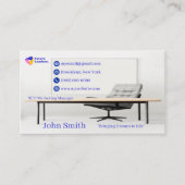 Modernes Office Desk Future Leaders SEO Marketing Visitenkarte (Vorderseite)