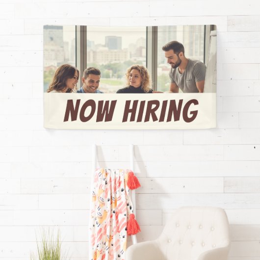 Modernes Office HIRING Banner Beruflich Team (Insitu)