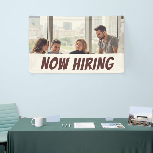 Modernes Office HIRING Banner Beruflich Team (Messeveranstaltung)