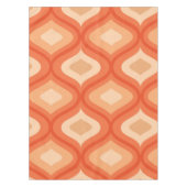 Modernes Ogee Orange und Beige aus dem Mittelalter Tischdecke (Vorderseite)