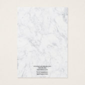 Modernes Ohrring-Display aus weißem Marmor (Rückseite)